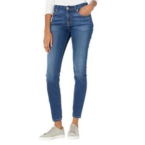 7 For All Mankind Blue Wash The Skinny Jeans